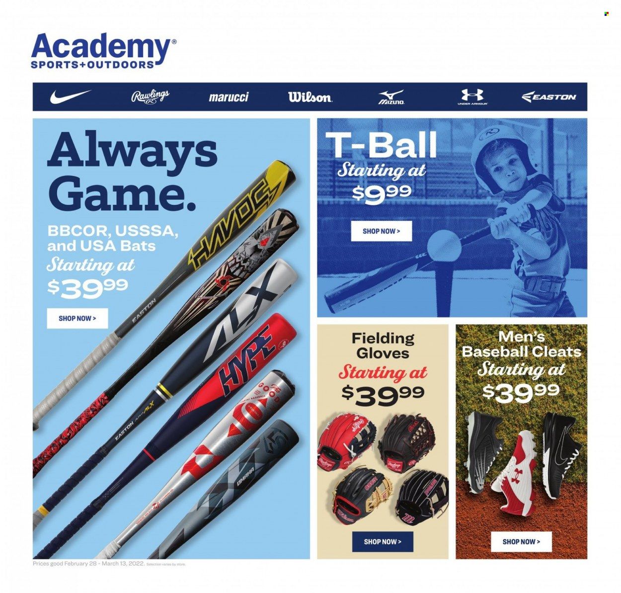 Academy Sports (AL, AR, GA, LA, MO, NC, SC, TN, TX) Weekly Ad Flyer February 27 to March 6