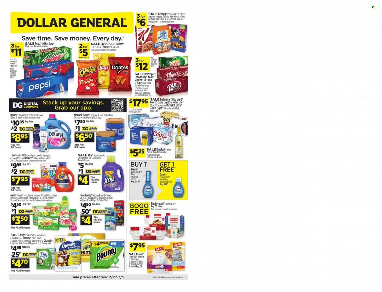 Dollar General (CA) Weekly Ad Flyer March 1 to March 8