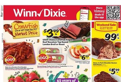 Winn Dixie (AL, FL, GA, LA) Weekly Ad Flyer March 1 to March 8