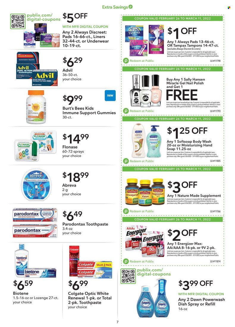 Publix (AL, FL, GA, NC, SC, TN) Weekly Ad Flyer March 1 to March 8