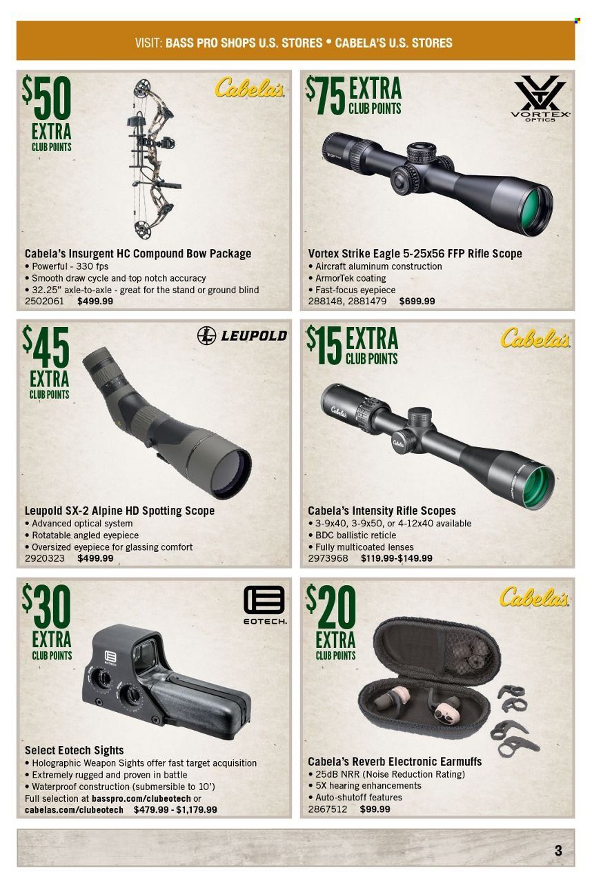 Cabela's Weekly Ad Flyer March 1 to March 8