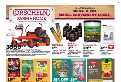 Orscheln Farm and Home (IA, IN, KS, MO, NE, OK) Weekly Ad Flyer March 1 to March 8