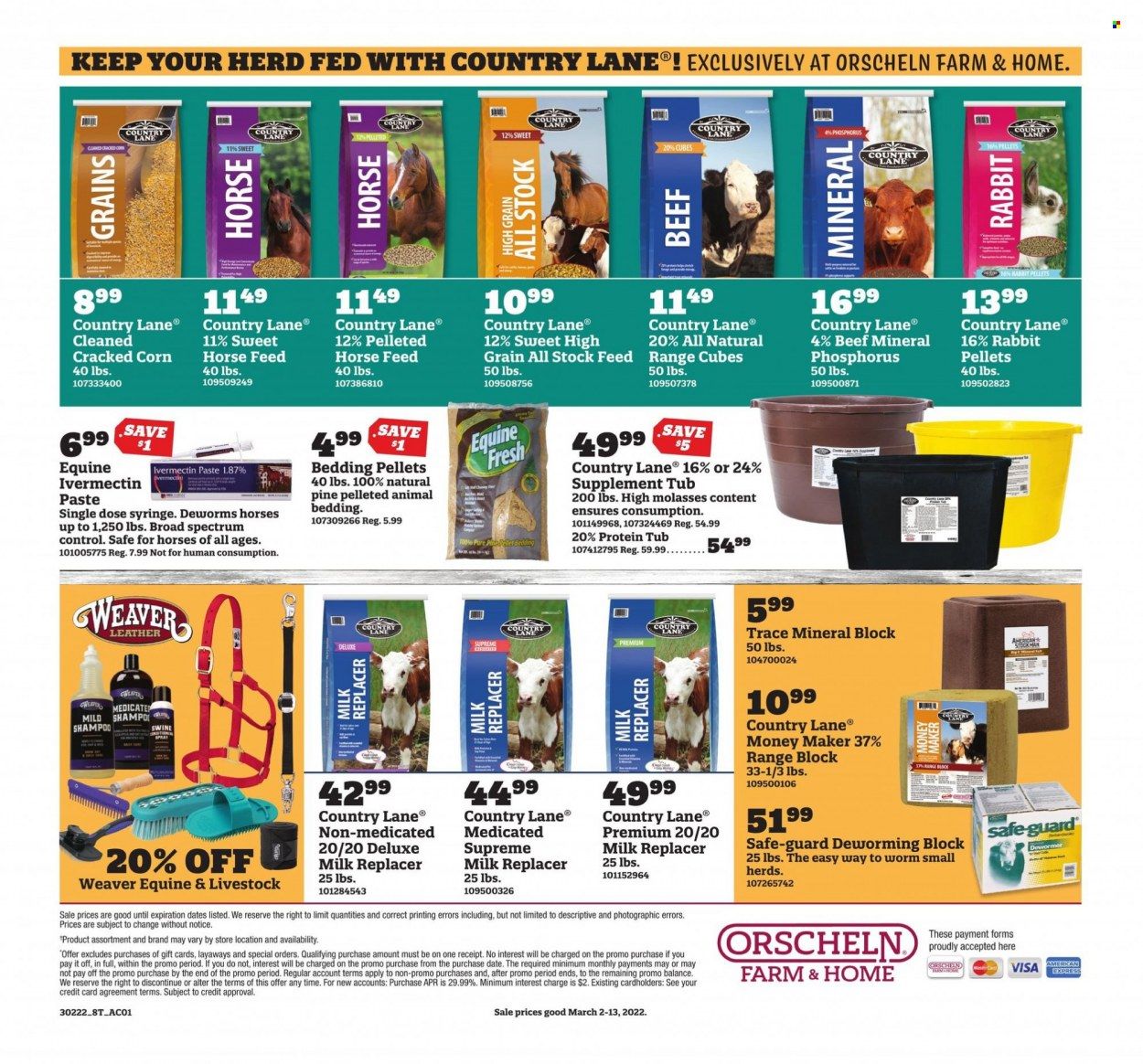 Orscheln Farm and Home (IA, IN, KS, MO, NE, OK) Weekly Ad Flyer March 1 to March 8
