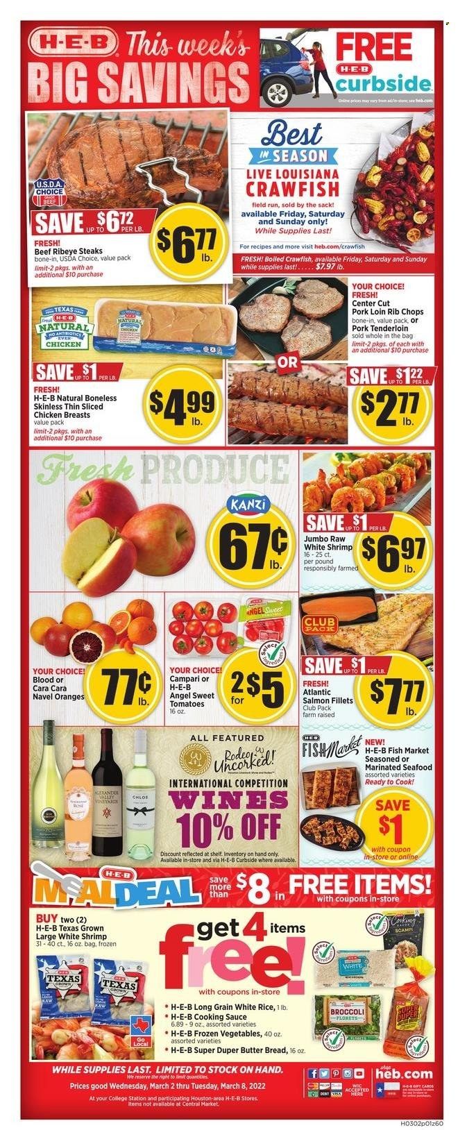 H-E-B (TX) Weekly Ad Flyer March 1 to March 8