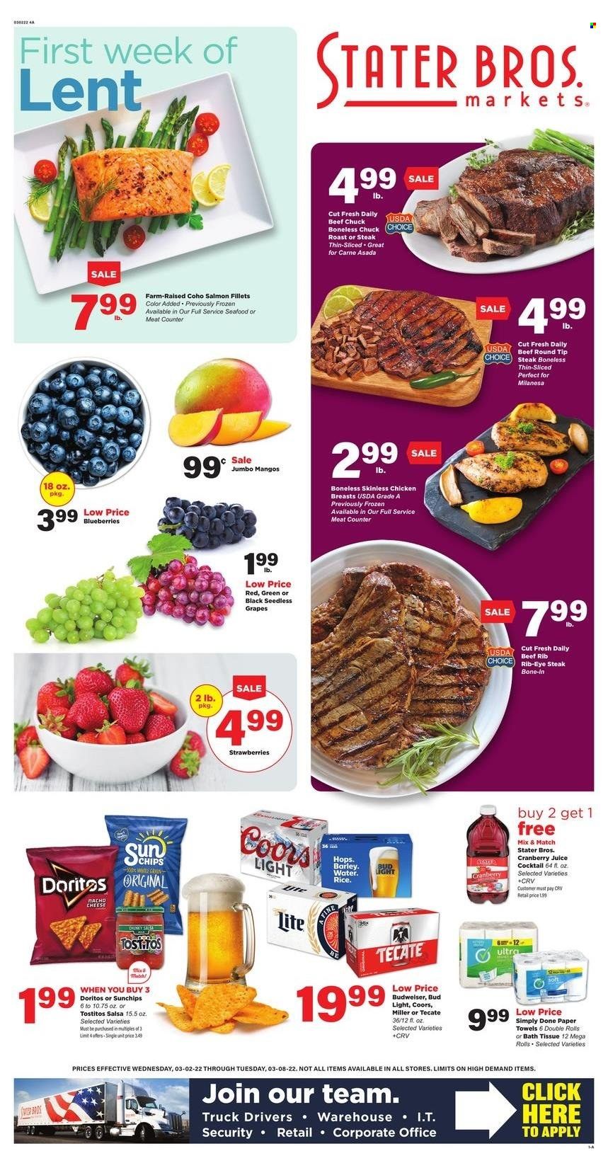 Stater Bros. (CA) Weekly Ad Flyer March 1 to March 8