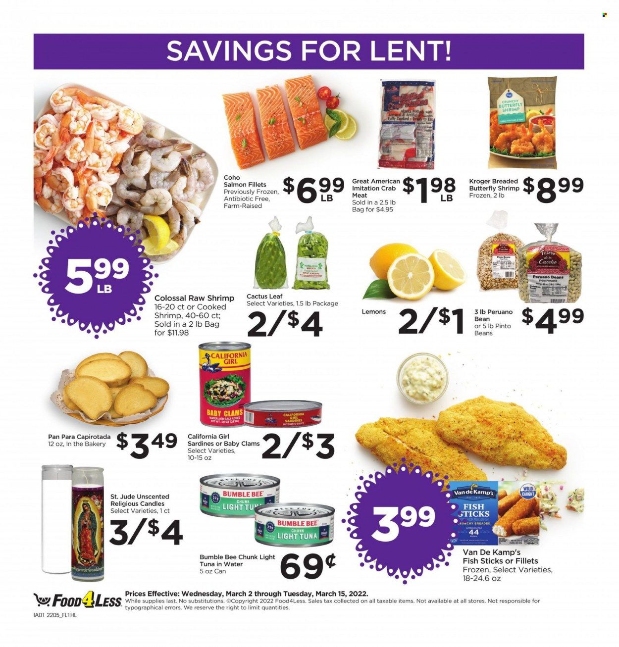 Food 4 Less (CA) Weekly Ad Flyer March 2 to March 9