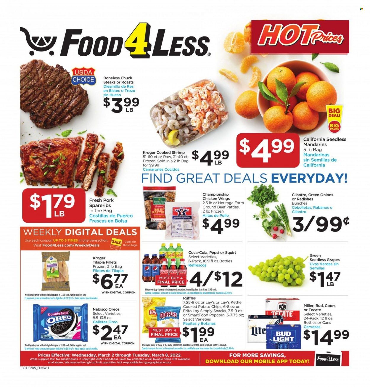 Food 4 Less (IL) Weekly Ad Flyer March 2 to March 9