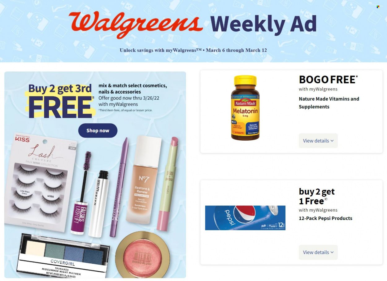 Walgreens Weekly Ad Flyer March 2 to March 9