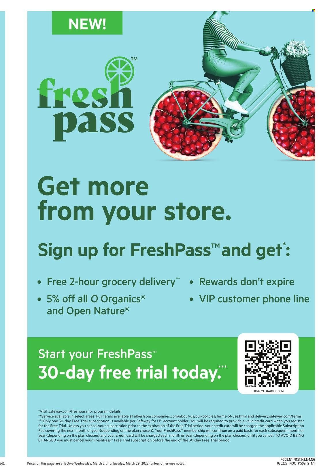 Safeway (AZ, CA, CO, HI, MD, NE, OR, VA, WA) Weekly Ad Flyer March 2 to March 9