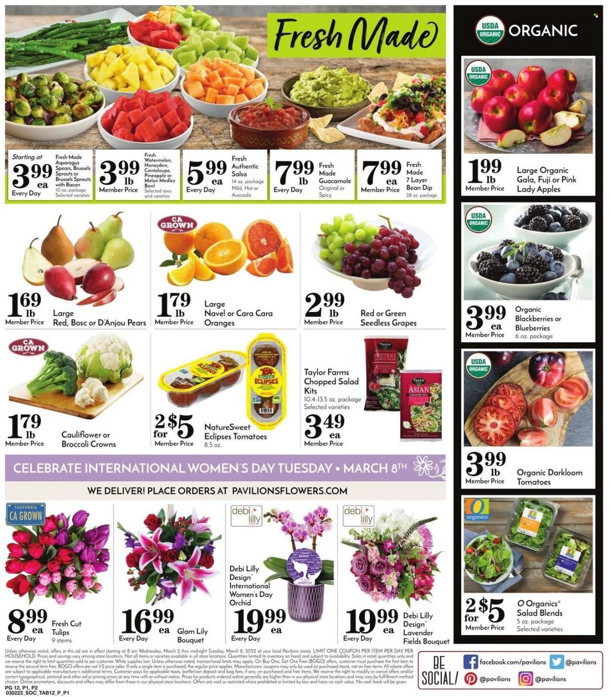 Pavilions (CA) Weekly Ad Flyer March 2 to March 9