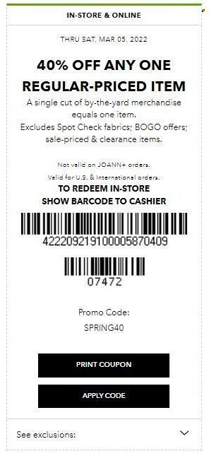 JOANN Weekly Ad Flyer March 2 to March 9