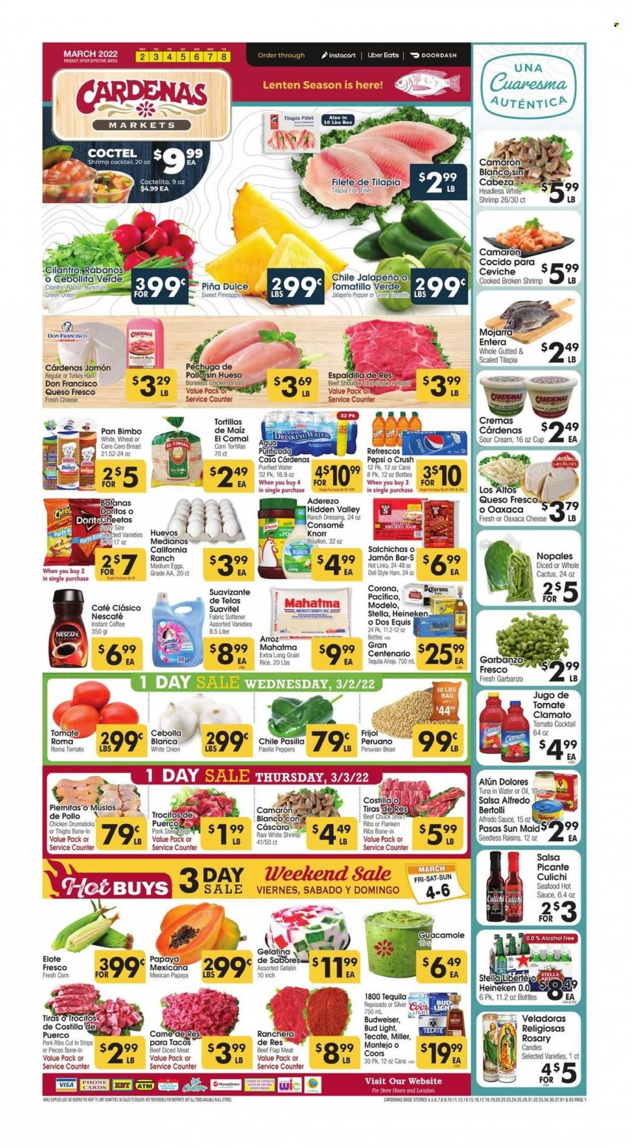 Cardenas (CA, NV) Weekly Ad Flyer March 2 to March 9