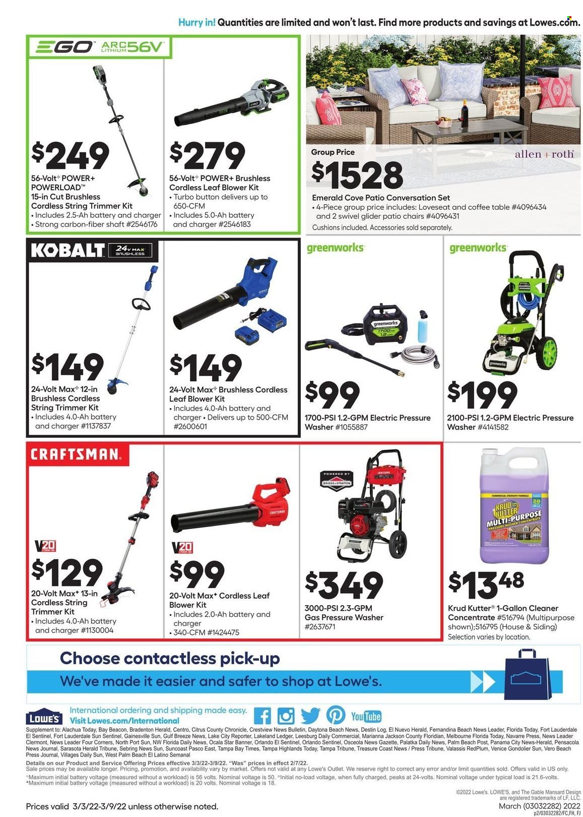 Lowe's Weekly Ad Flyer March 2 to March 9