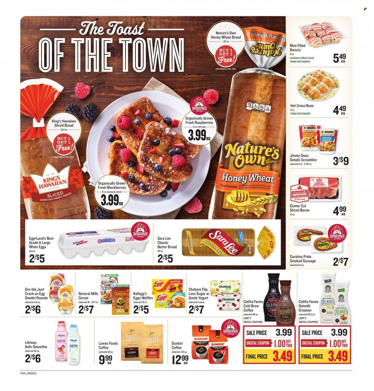 Lowes Foods (NC, SC) Weekly Ad Flyer March 2 to March 9