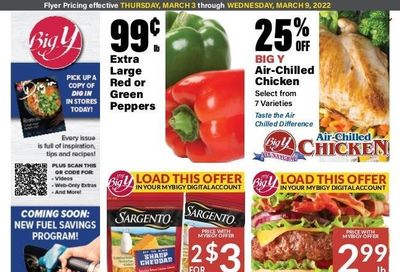 Big Y (MA) Weekly Ad Flyer March 2 to March 9
