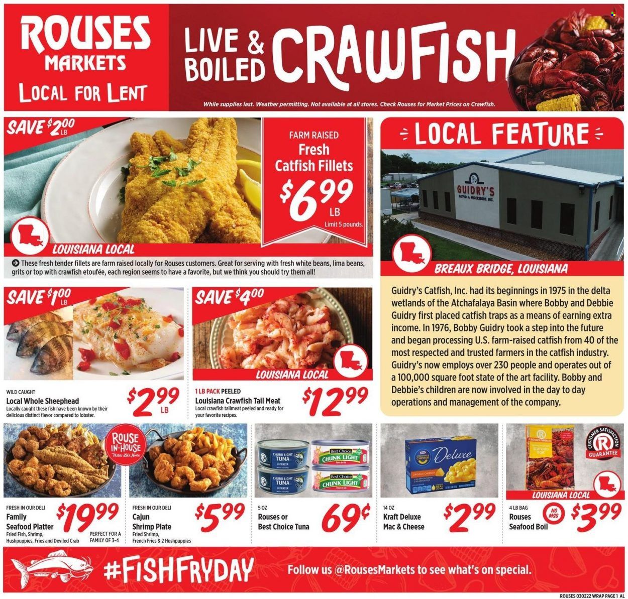 Rouses Markets (AL, LA, MS) Weekly Ad Flyer March 2 to March 9
