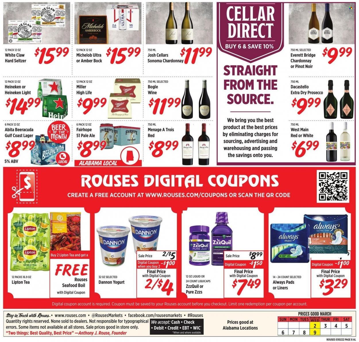 Rouses Markets (AL, LA, MS) Weekly Ad Flyer March 2 to March 9