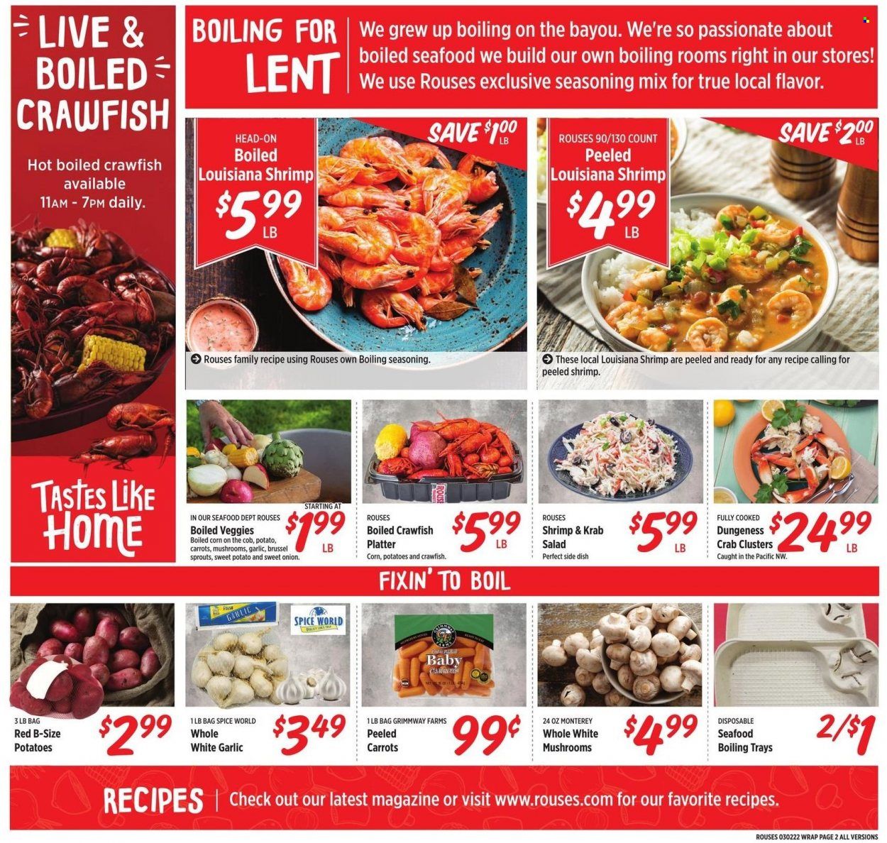Rouses Markets (AL, LA, MS) Weekly Ad Flyer March 2 to March 9