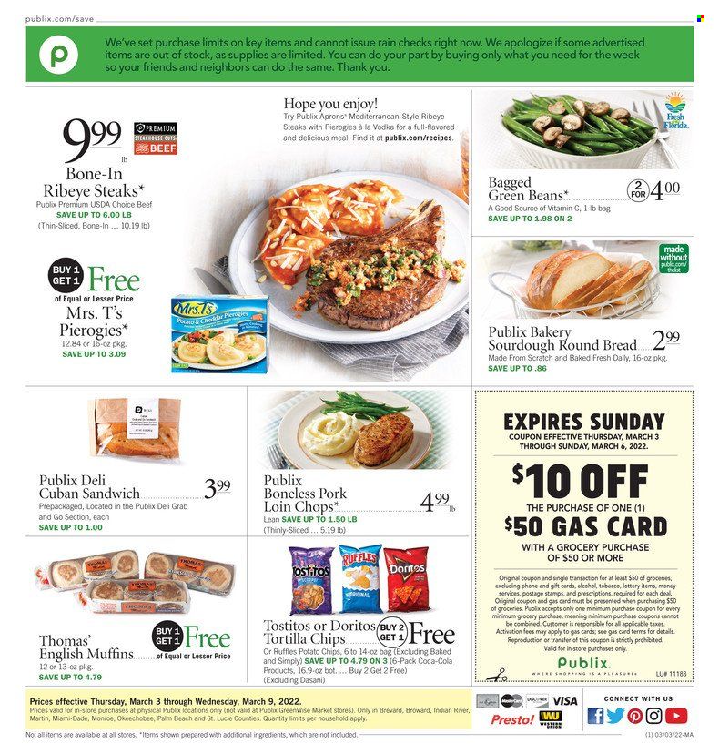 Publix (AL, FL, GA, NC, SC, TN) Weekly Ad Flyer March 3 to March 10