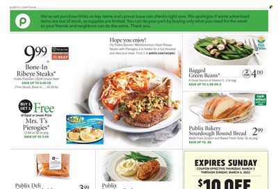 Publix (AL, FL, GA, NC, SC, TN) Weekly Ad Flyer March 3 to March 10