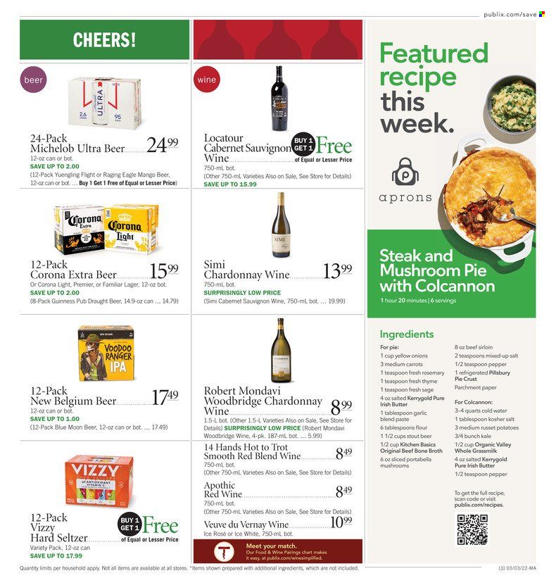 Publix (AL, FL, GA, NC, SC, TN) Weekly Ad Flyer March 3 to March 10