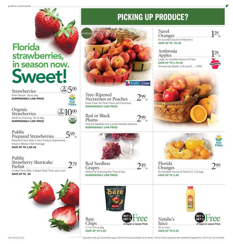Publix (AL, FL, GA, NC, SC, TN) Weekly Ad Flyer March 3 to March 10