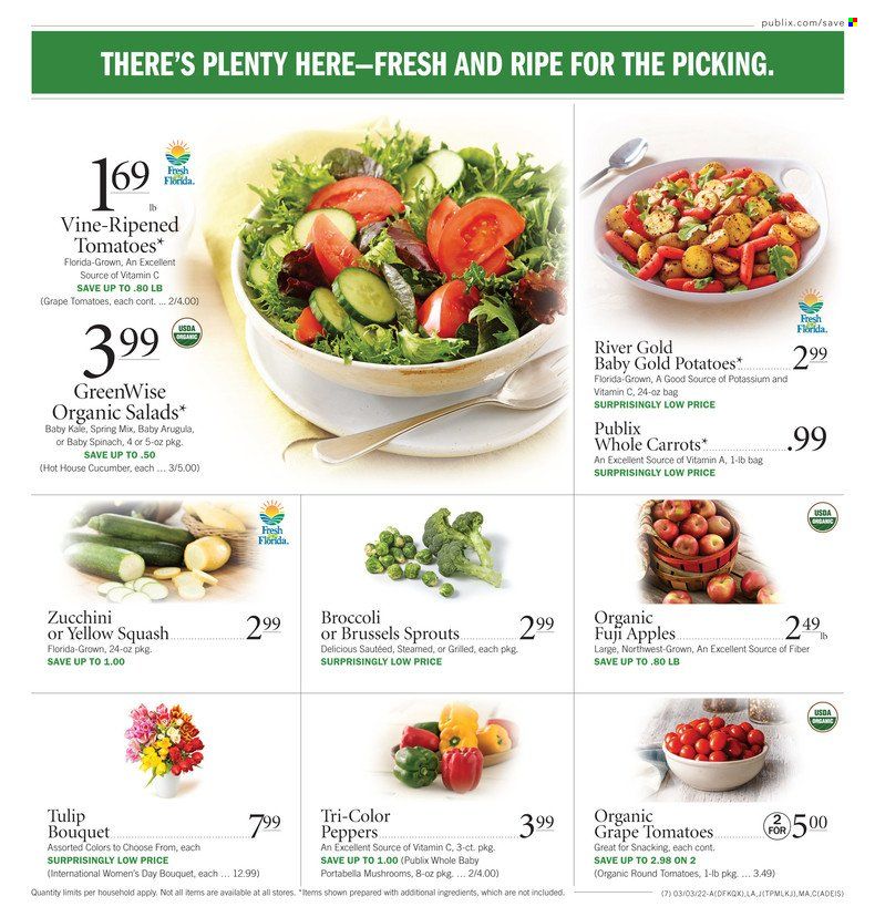 Publix (AL, FL, GA, NC, SC, TN) Weekly Ad Flyer March 3 to March 10
