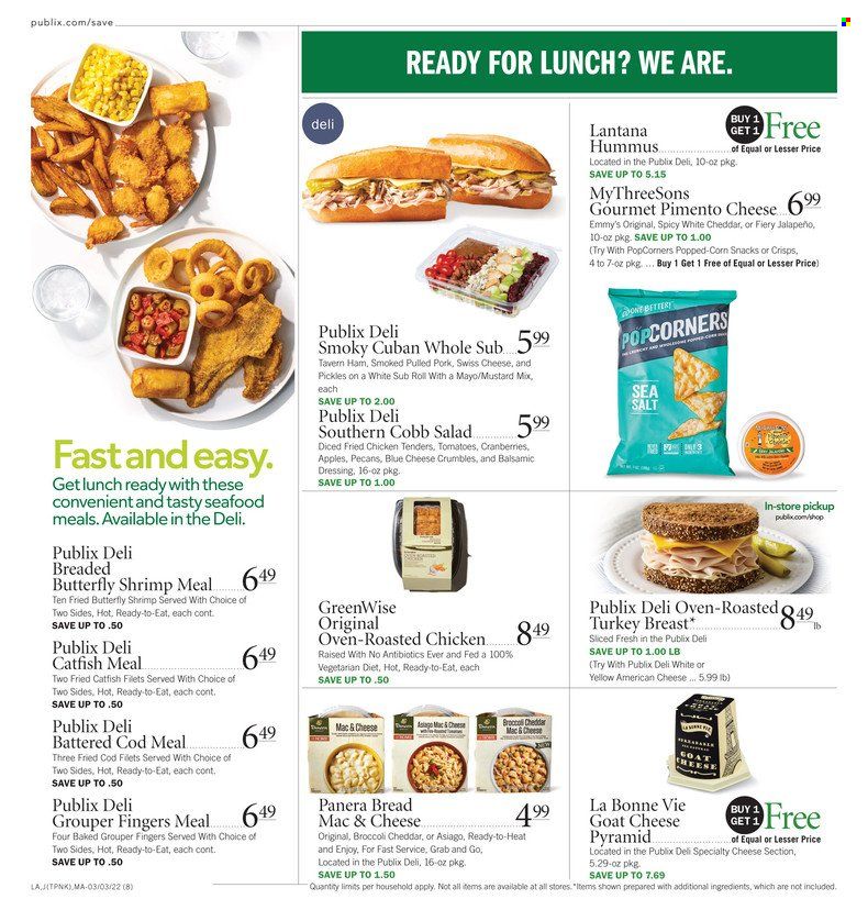 Publix (AL, FL, GA, NC, SC, TN) Weekly Ad Flyer March 3 to March 10