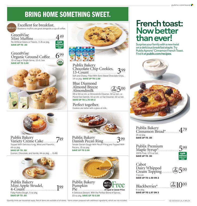 Publix (AL, FL, GA, NC, SC, TN) Weekly Ad Flyer March 3 to March 10