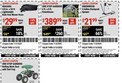 Harbor Freight Weekly Ad Flyer March 3 to March 10