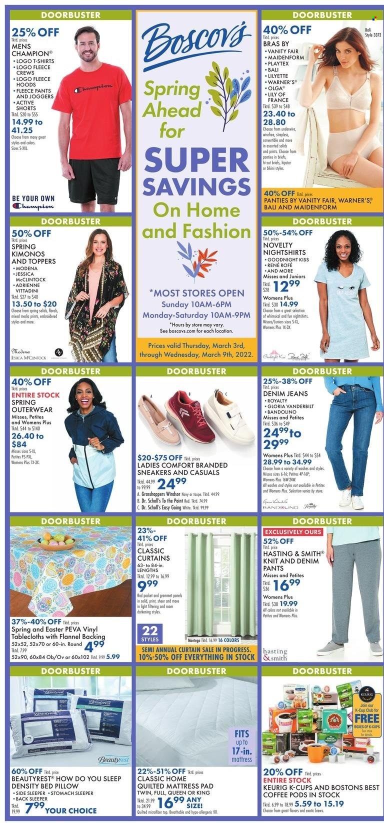 Boscov's (CT, DE, MD, NJ, NY, PA) Weekly Ad Flyer March 3 to March 10