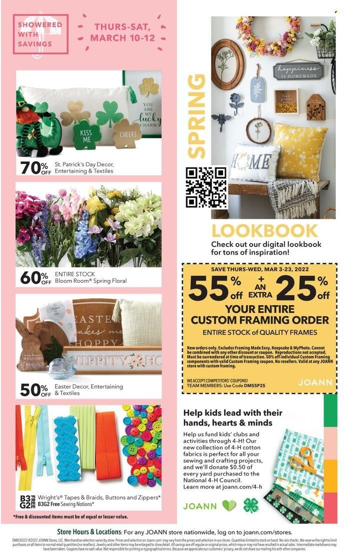 JOANN Weekly Ad Flyer March 3 to March 10