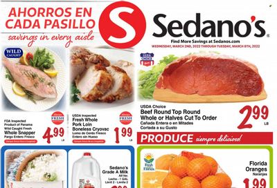 Sedano's (FL) Weekly Ad Flyer March 4 to March 11