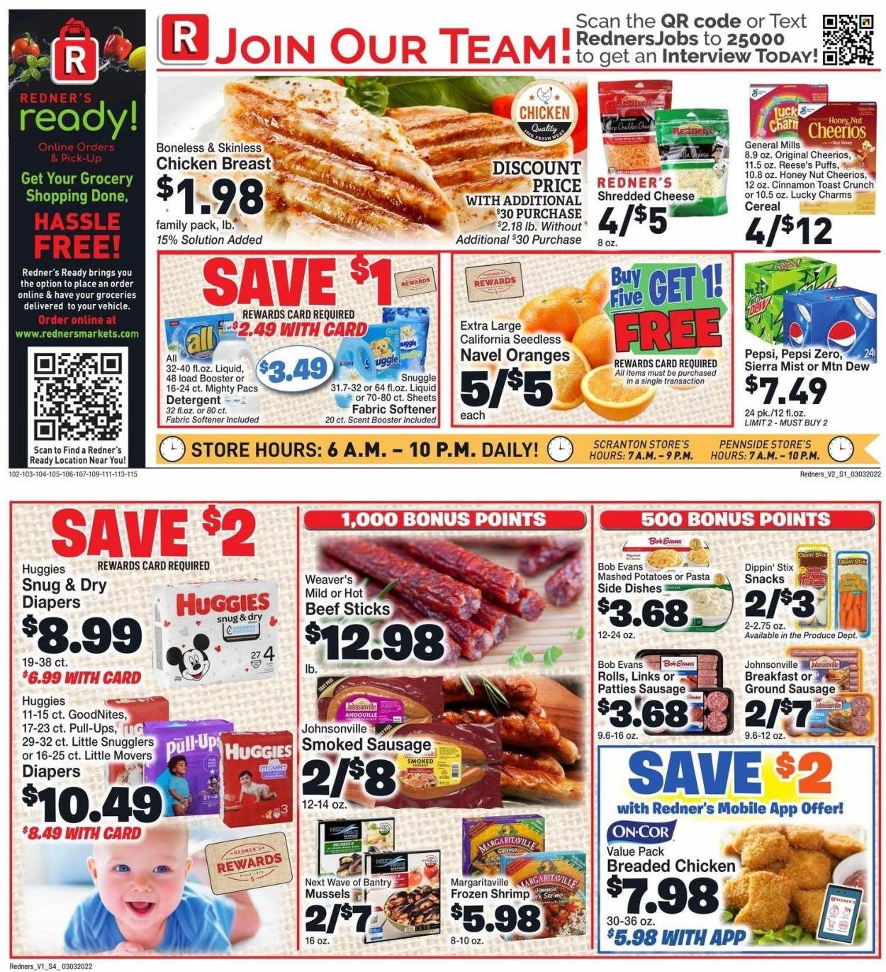 Redner's Markets (DE, MD, PA) Weekly Ad Flyer March 4 to March 11