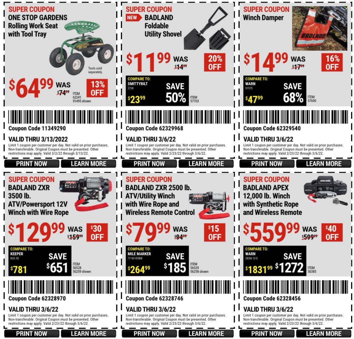 Harbor Freight Weekly Ad Flyer March 4 to March 11