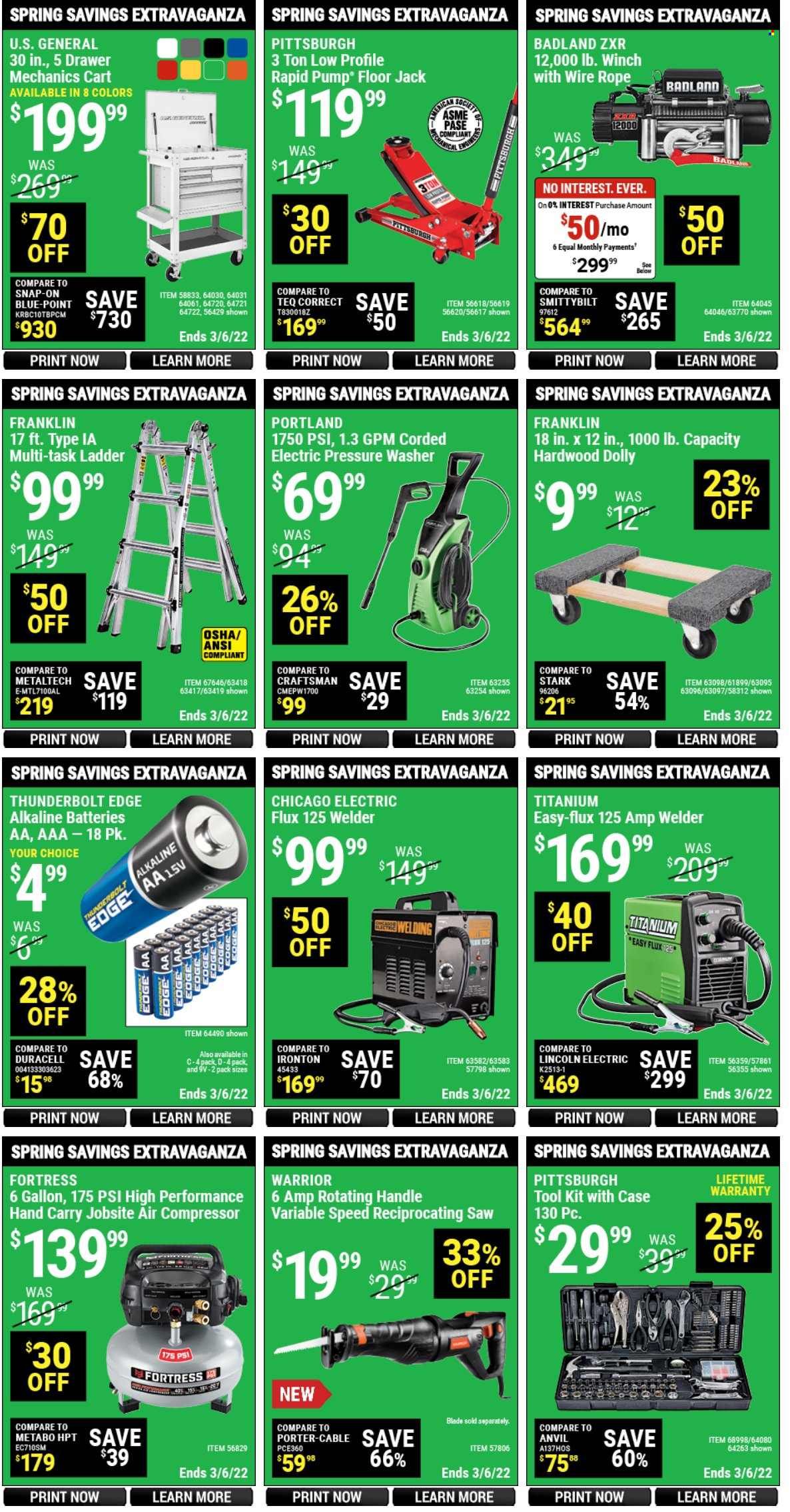 Harbor Freight Weekly Ad Flyer March 4 to March 11