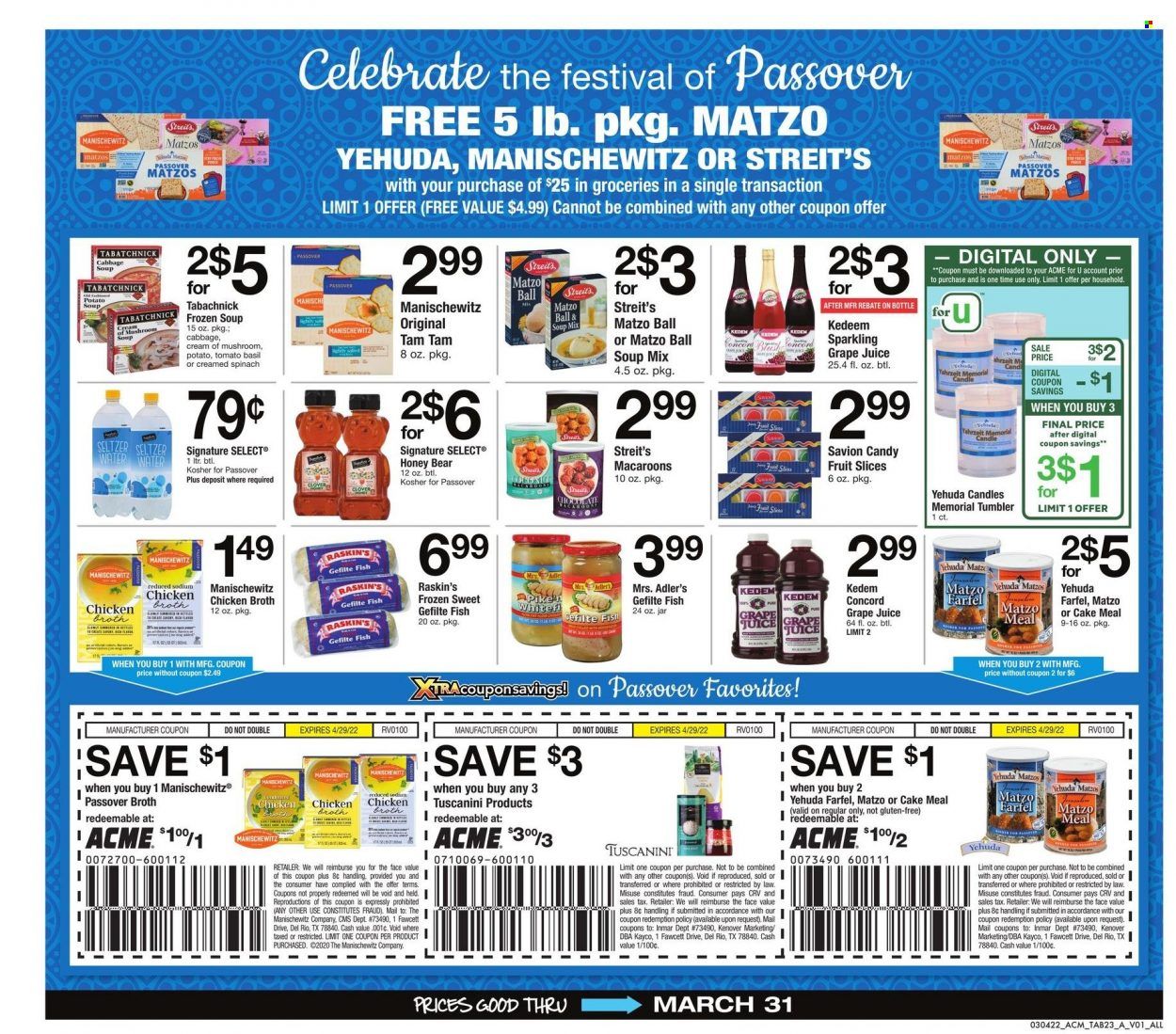 ACME (DE, NJ, NY, PA) Weekly Ad Flyer March 5 to March 12