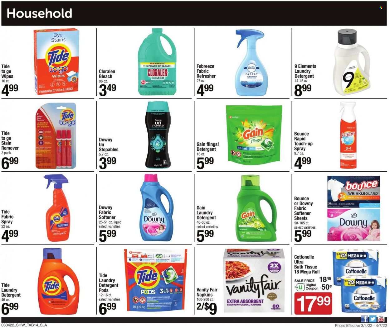 Shaw’s (MA, ME, NH, RI, VT) Weekly Ad Flyer March 5 to March 12
