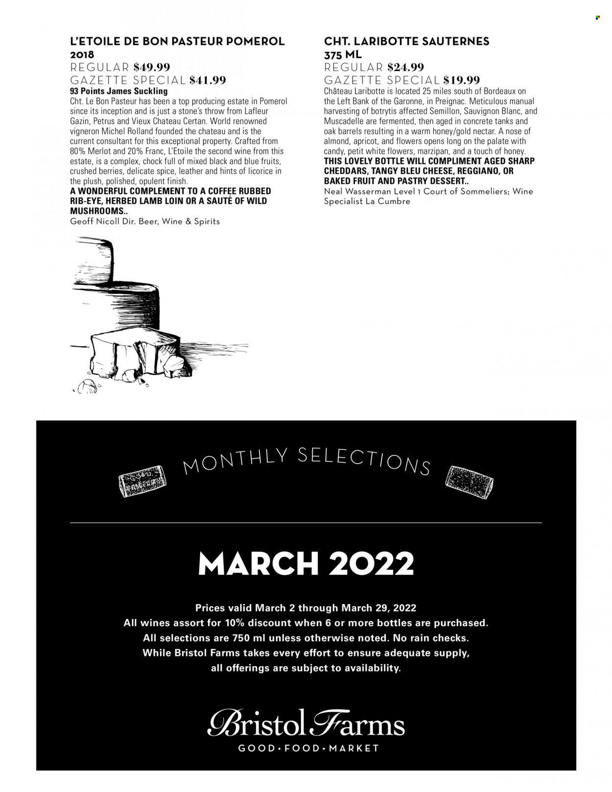 Bristol Farms (CA) Weekly Ad Flyer March 5 to March 12