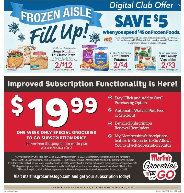 Martin’s (IN, MI) Weekly Ad Flyer March 5 to March 12