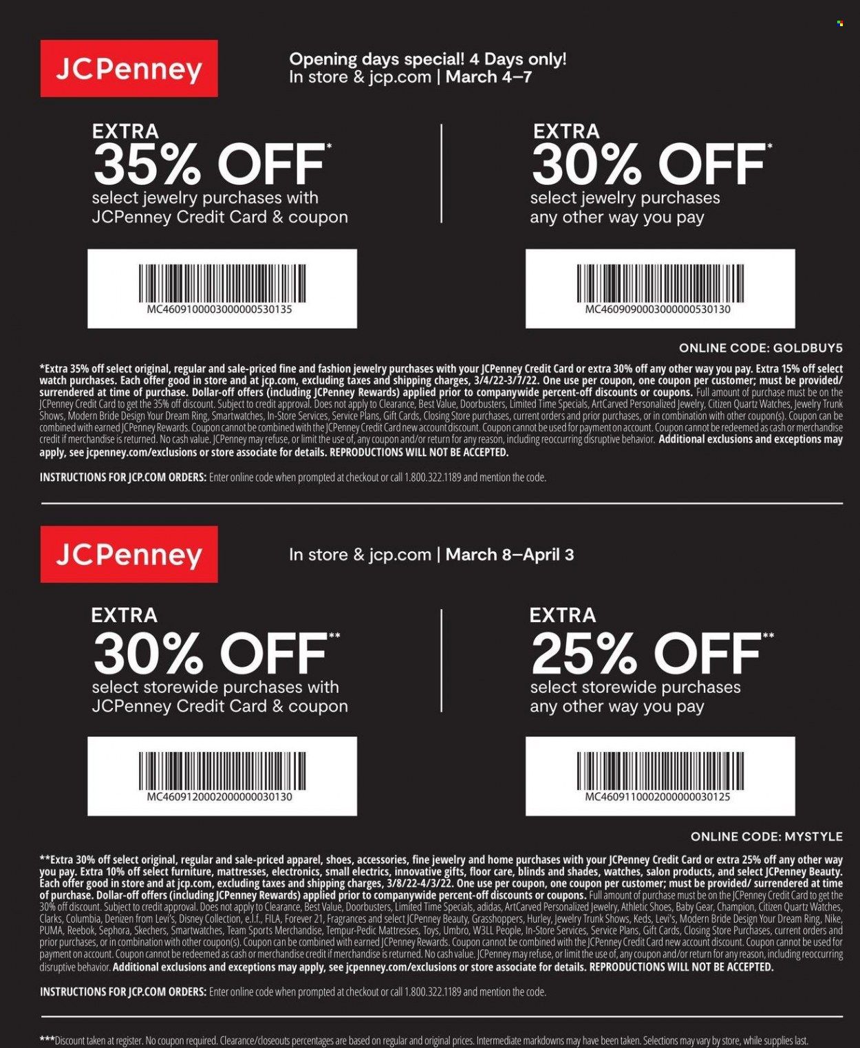 JCPenney Weekly Ad Flyer March 5 to March 12