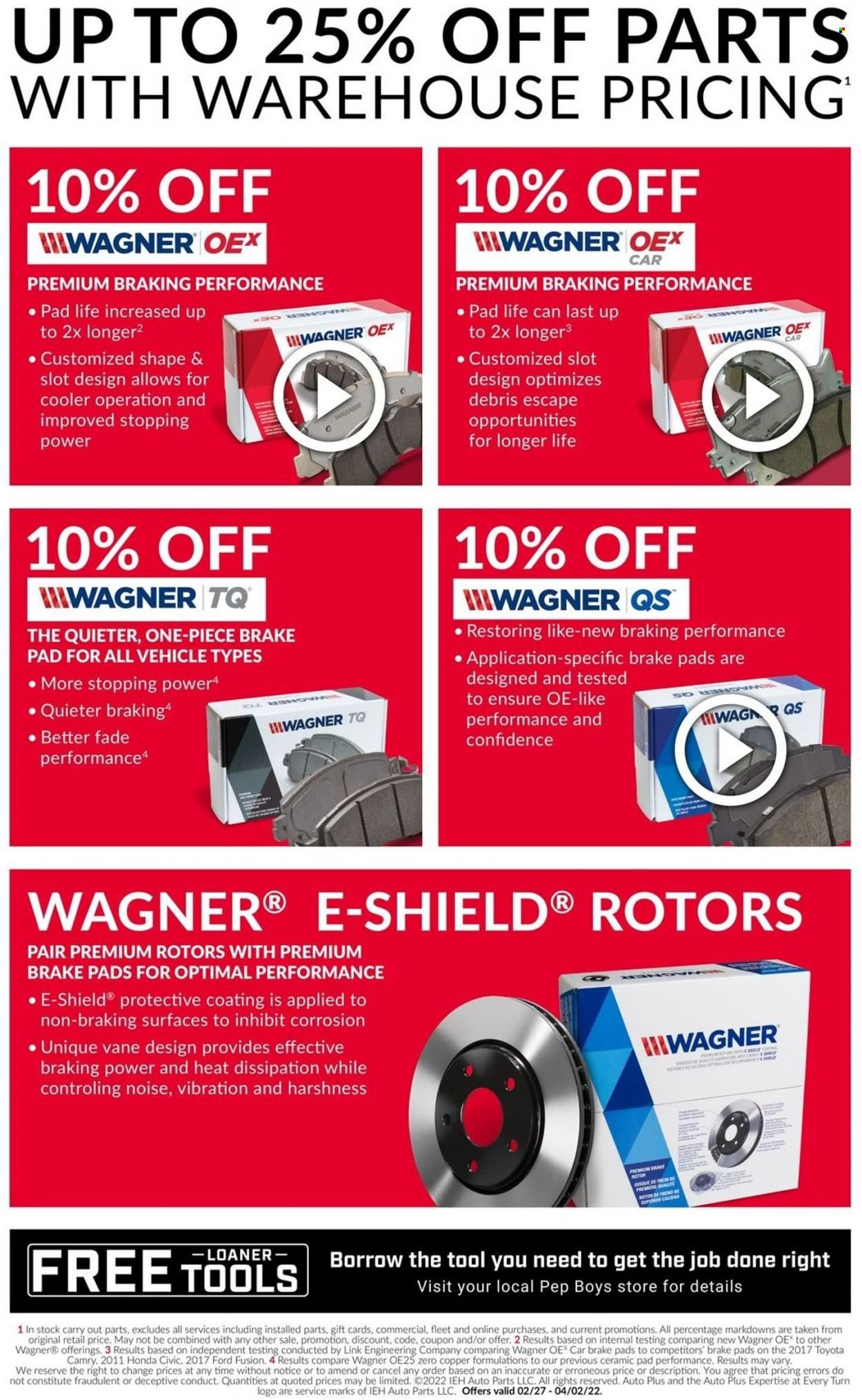 Pep Boys Weekly Ad Flyer March 5 to March 12