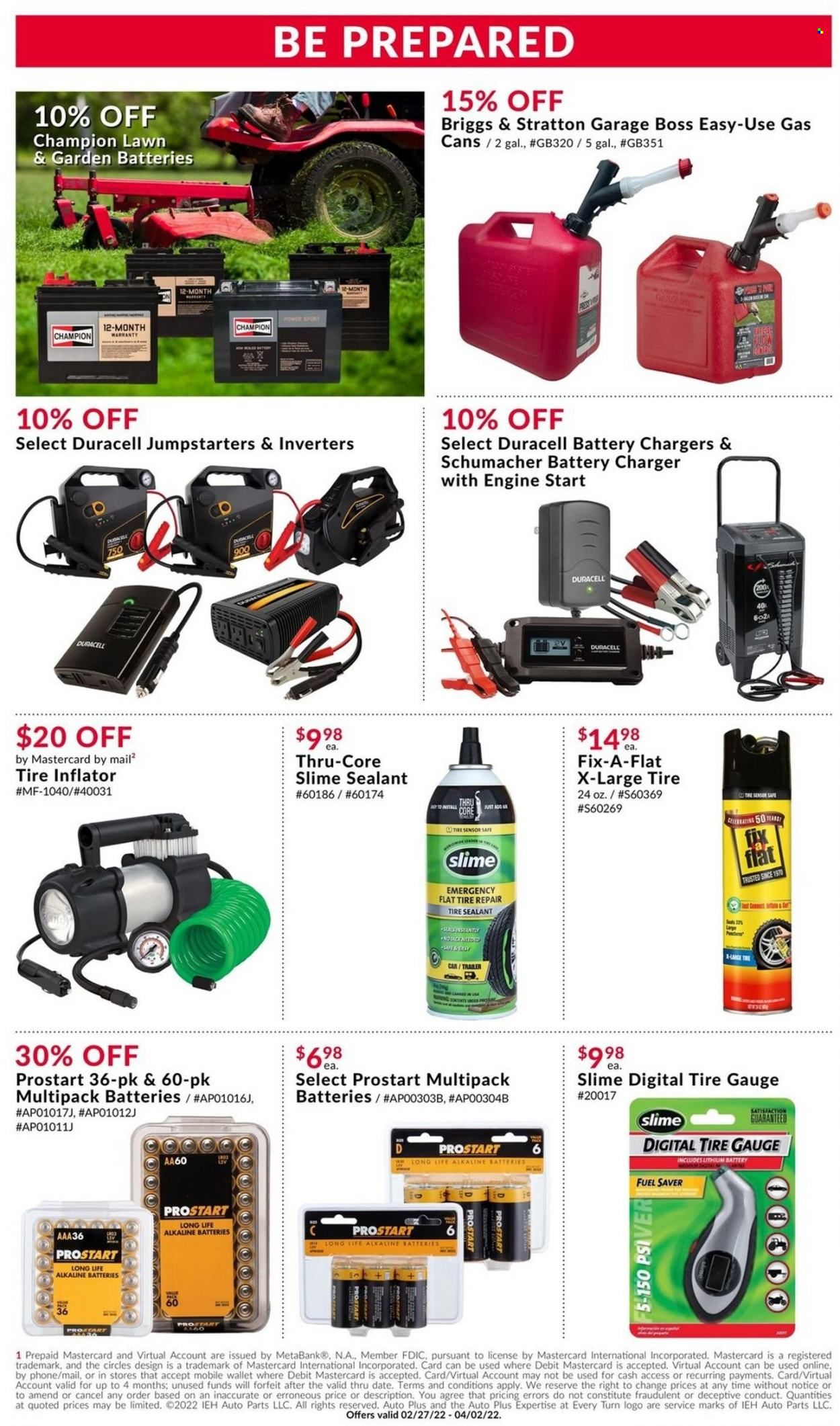Pep Boys Weekly Ad Flyer March 5 to March 12
