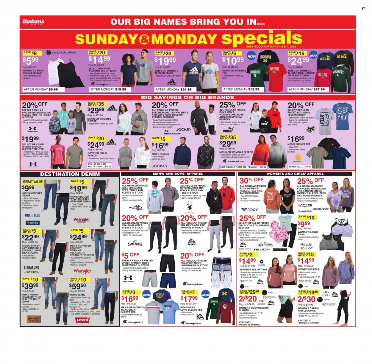 Dunham's Sports (VA) Weekly Ad Flyer March 6 to March 13