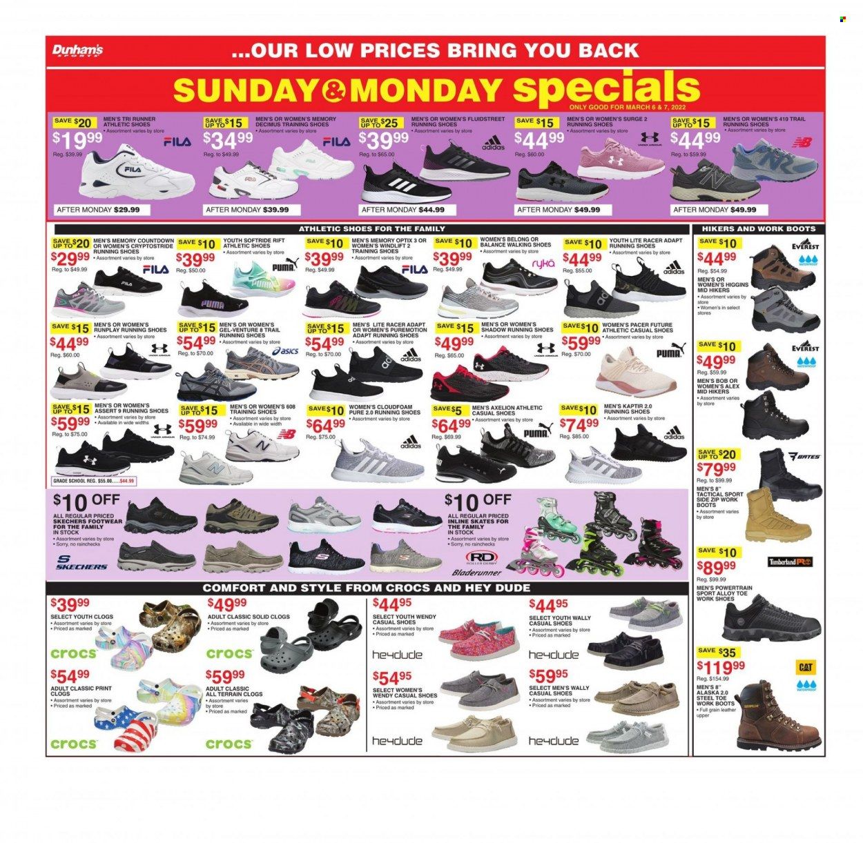 Dunham's Sports (VA) Weekly Ad Flyer March 6 to March 13