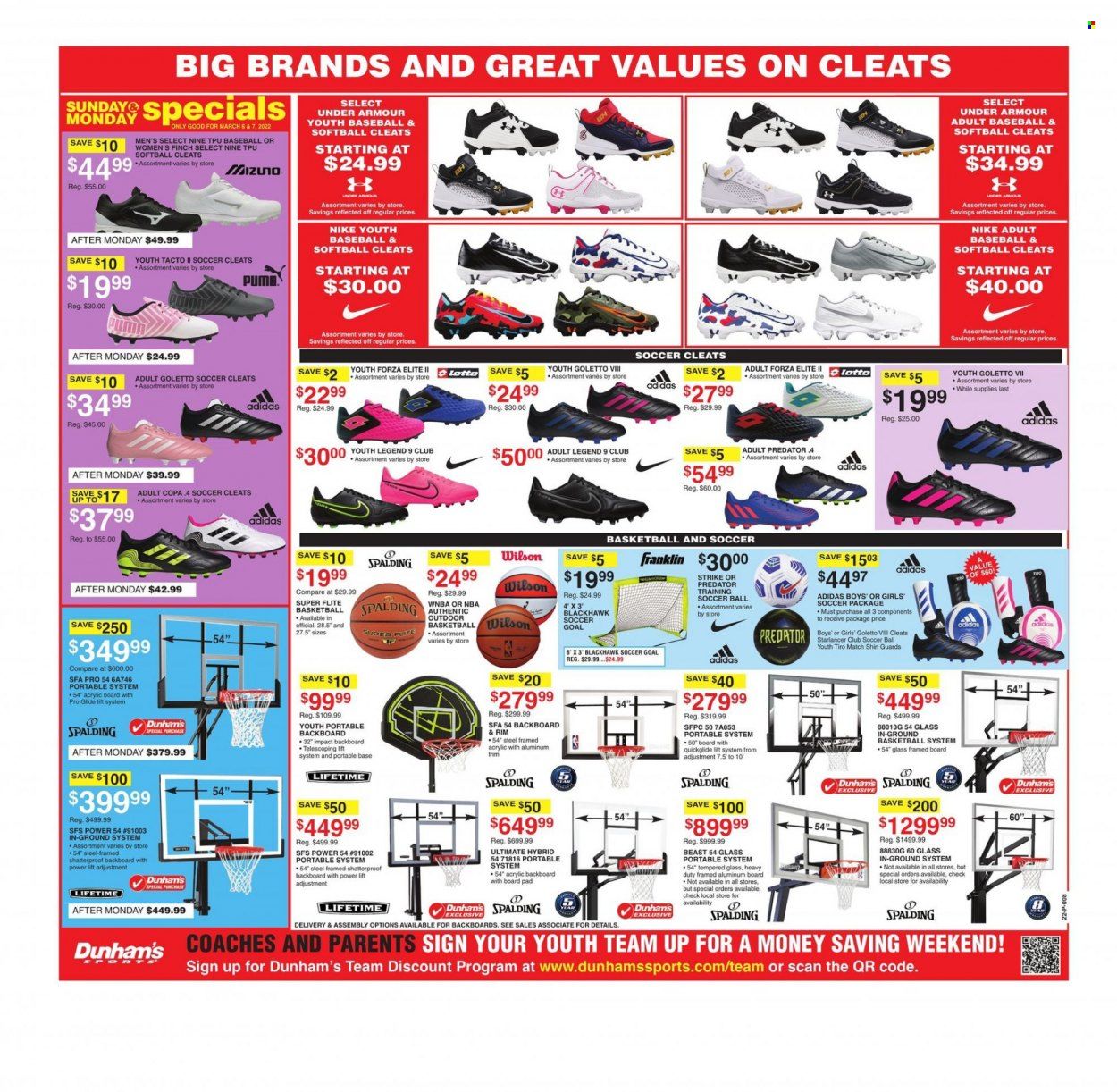 Dunham's Sports (MI, PA, WI) Weekly Ad Flyer March 6 to March 13