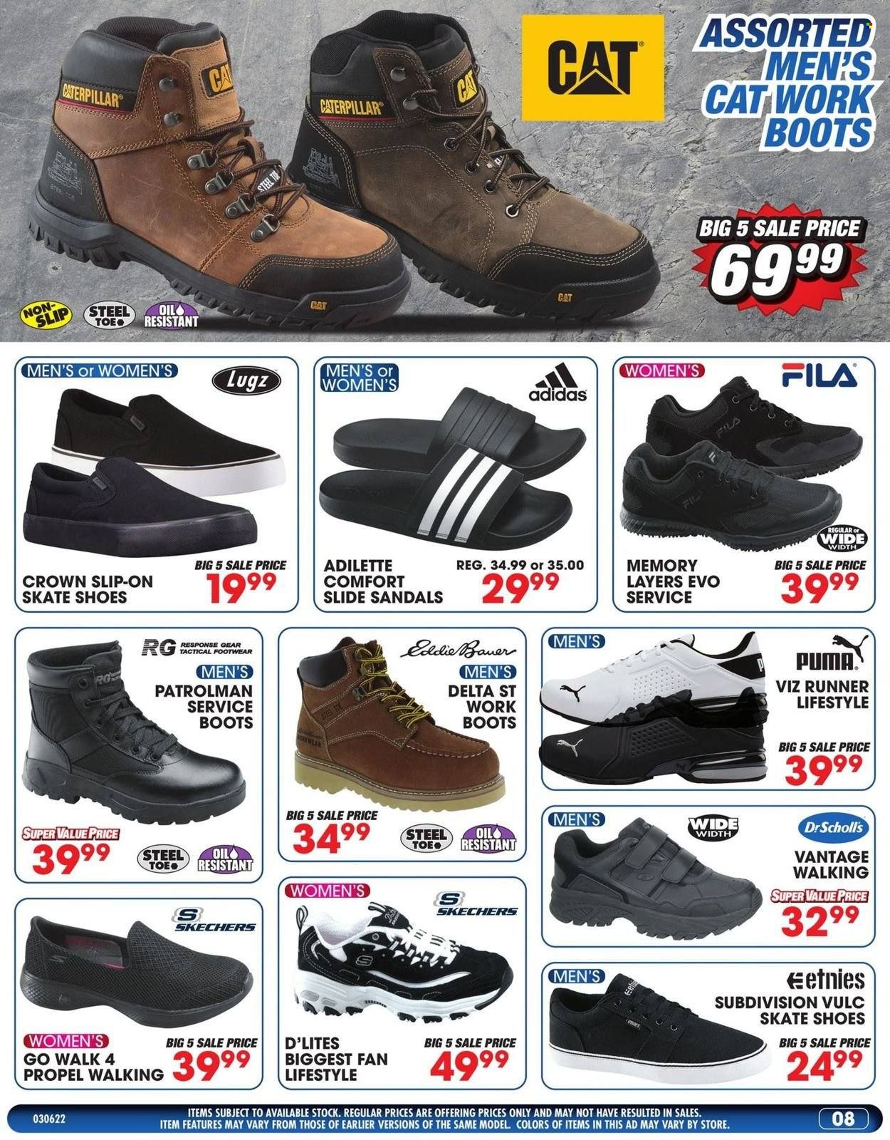 Big 5 (AZ, CA, CO, ID, NM, OR, UT, WA) Weekly Ad Flyer March 6 to March 13