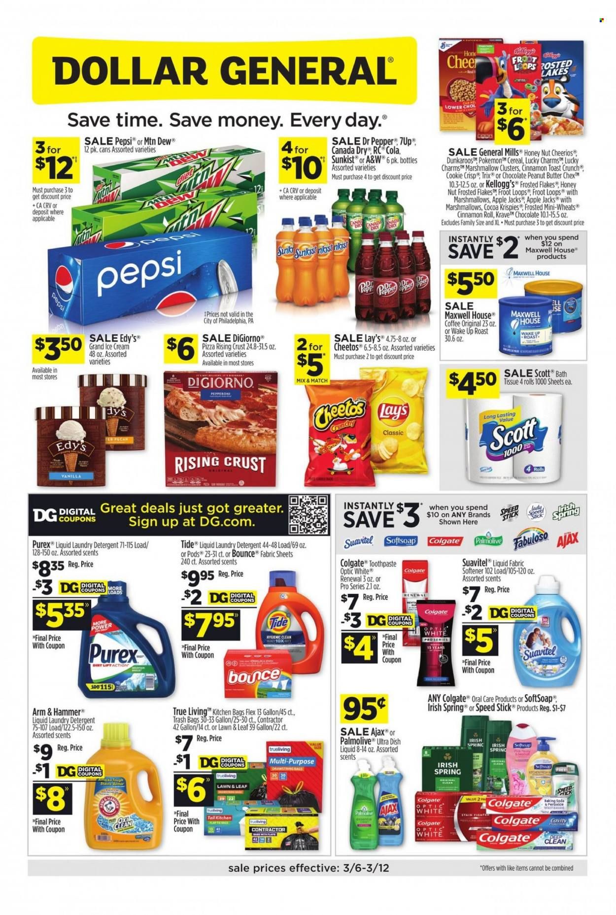 Dollar General (OH) Weekly Ad Flyer March 7 to March 14