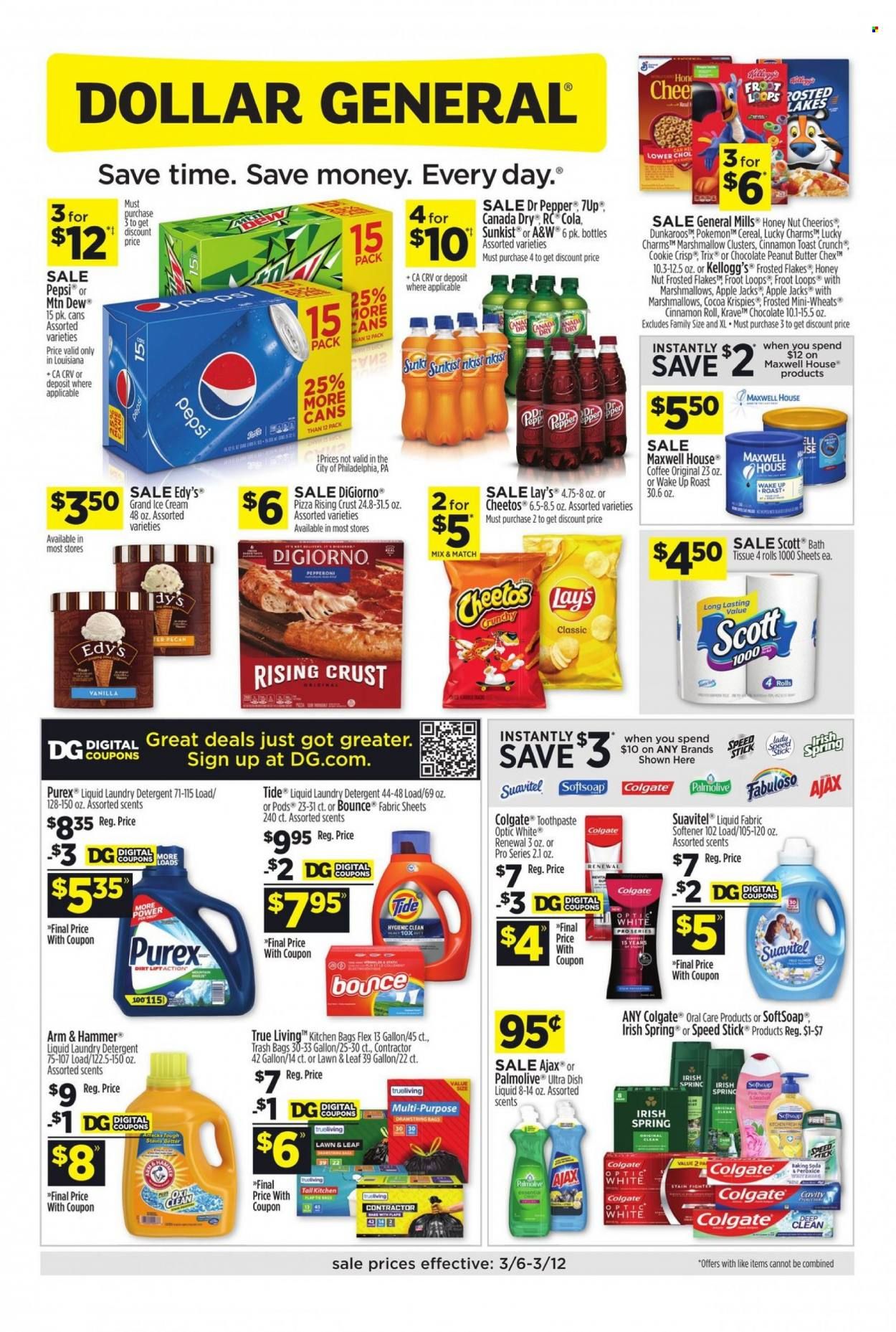 Dollar General (LA) Weekly Ad Flyer March 7 to March 14