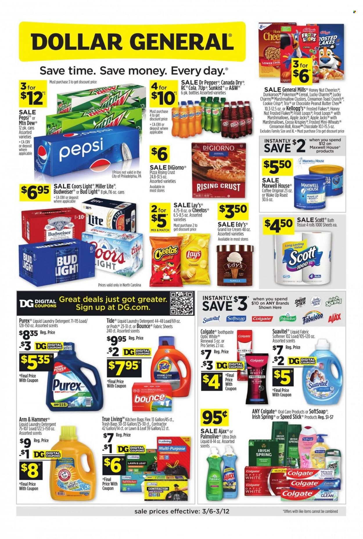 Dollar General (NC) Weekly Ad Flyer March 7 to March 14